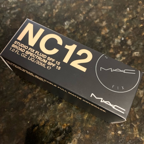 Mac Cosmetics Studio Fix Fluid Foundation NC12 BNIB - Picture 6 of 14